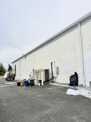 Before & After Commercial Exterior Painting in Norristown, PA (1)