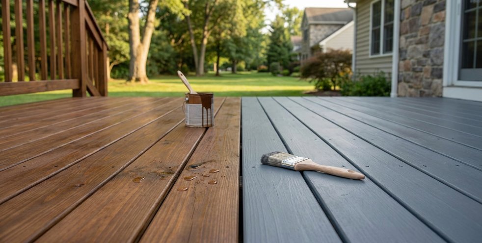 Deck Staining vs. Painting: Which Is Better for Your Outdoor Space?